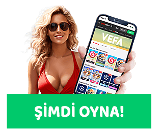 sarı saçlı kadın ve telefon yer alan afiş