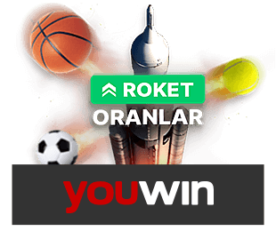 Roket efektiyle oranları vurgulayan spor teması